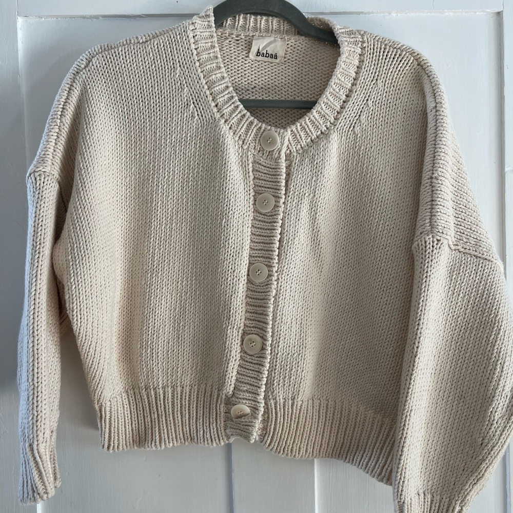Babaa Cardigan no14 Natural